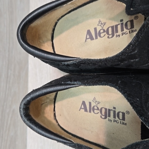 Alegria Women BRE-911 Bree StrolLeather Platform Embossed Pattern Shoes 37/7-7.5 - Picture 5 of 15